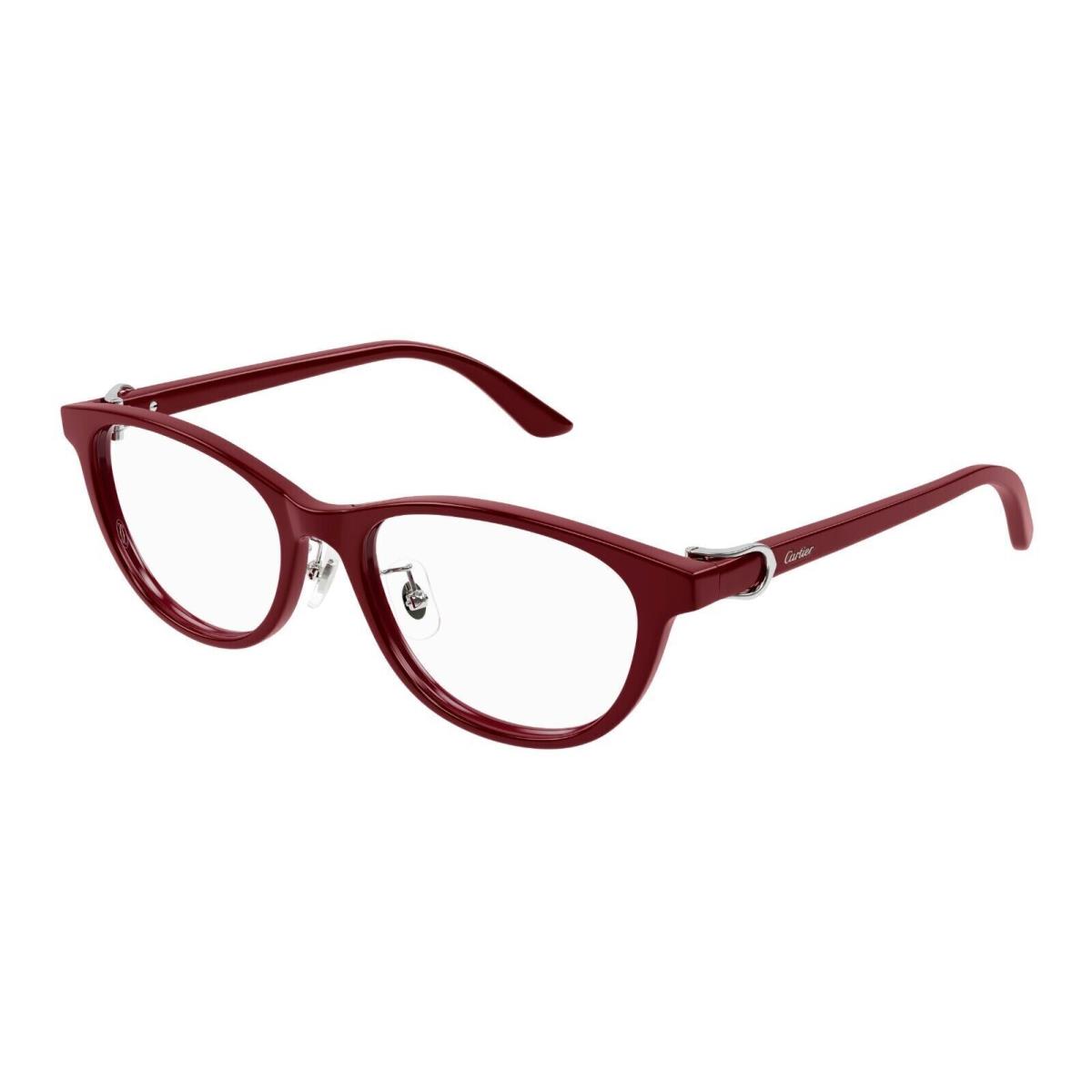 Cartier CT0456oJ-002 Burgundy Burgundy Eyeglasses