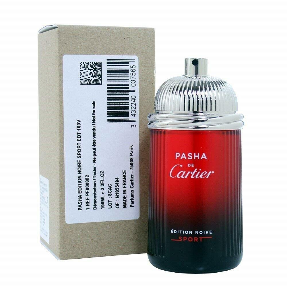 Cartier Pasha Edition Noire Sport 3.3 Oz. 100ml Tester Brown Box No Cap