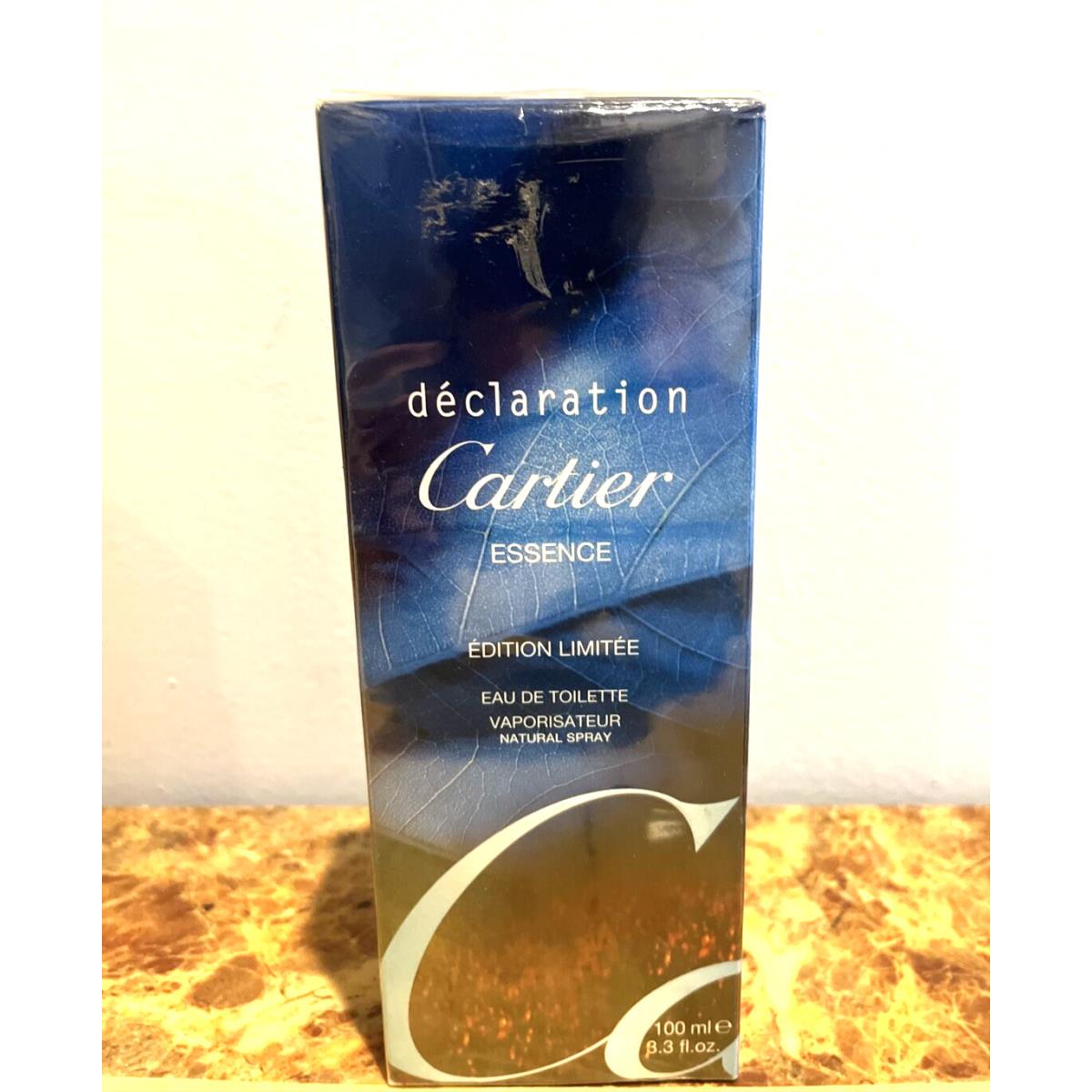 Declaration Essence by Cartier Limited Edition 3.3 /3.4 oz Edt Spray Men Cologne