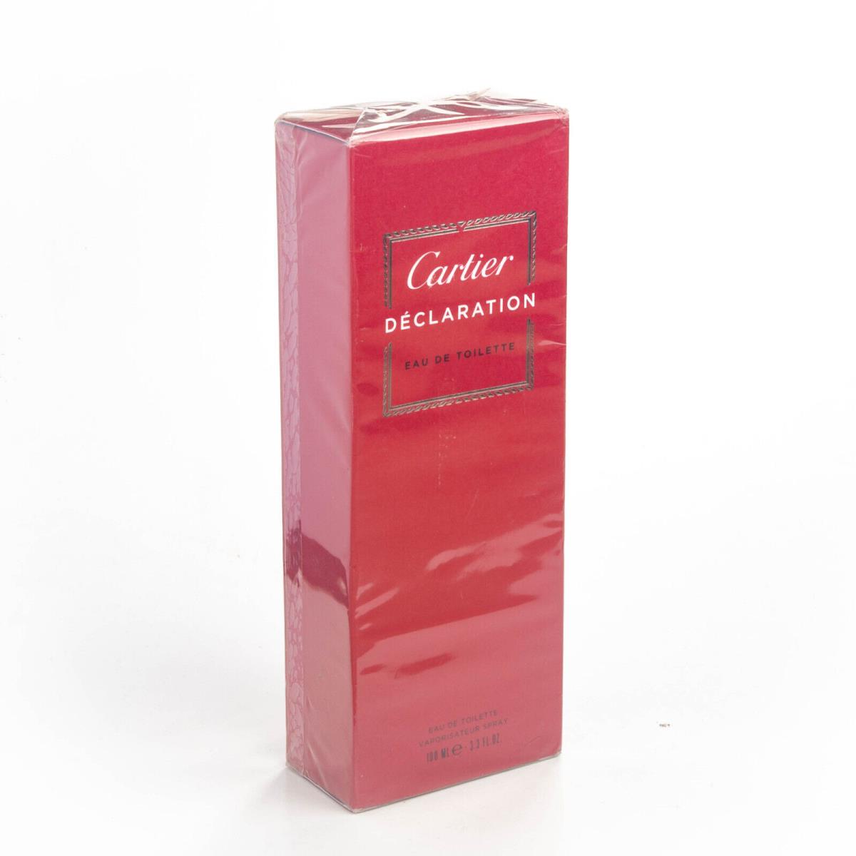 Cartier Declaration Eau de Toilette 3.3OZ 100ml Mens Cologne Edt