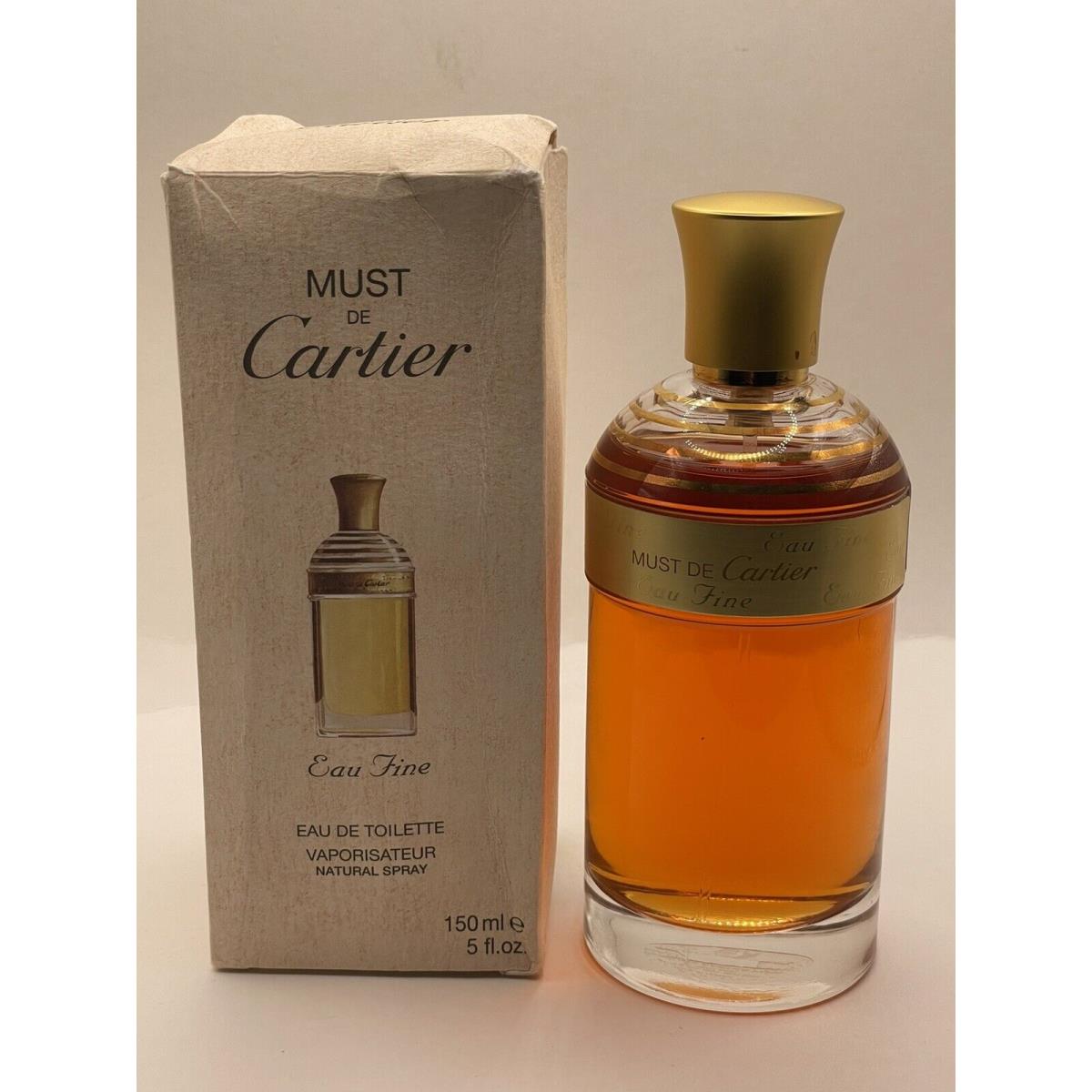 Must De Cartier Eau Fine Eau de Toilette For Women Spray 150ml 5oz