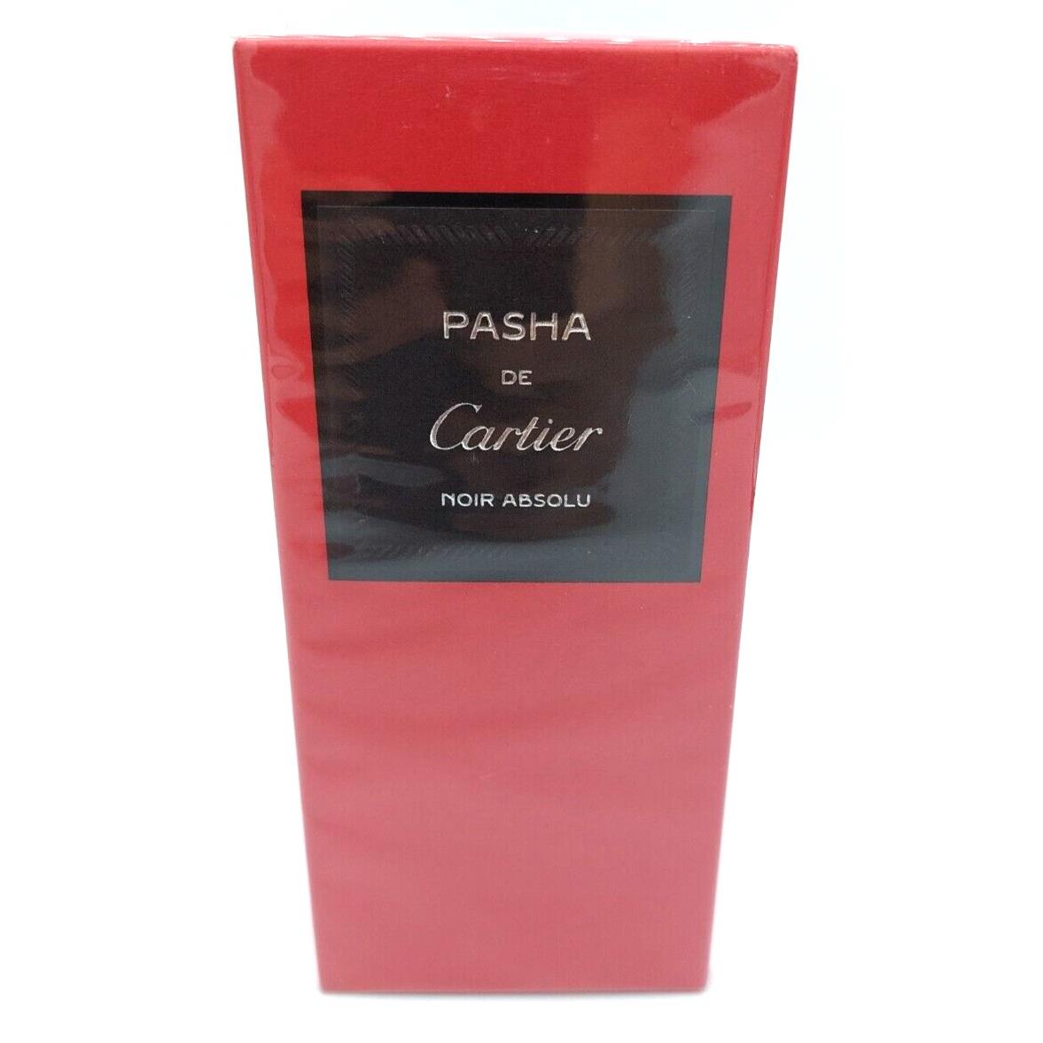 Pasha de Cartier Noir Absolu For Men Parfum Spray 100ml e 3.3 Fl.oz