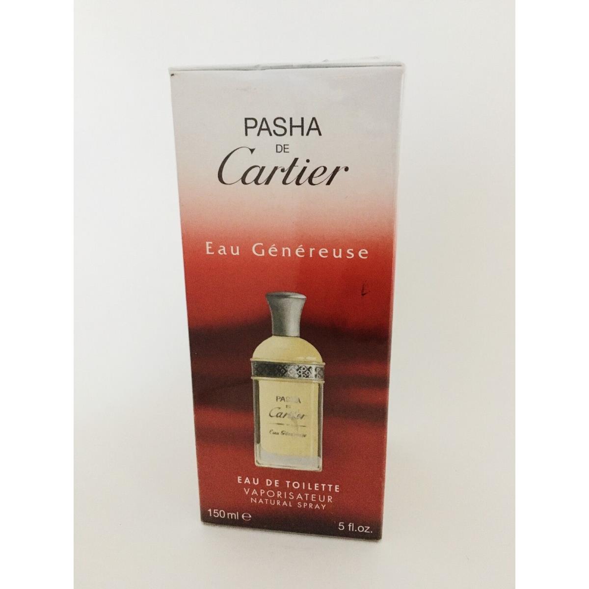 Pasha De Cartier Eau Genereuse For Men 5 oz Eau de Toilette Spray