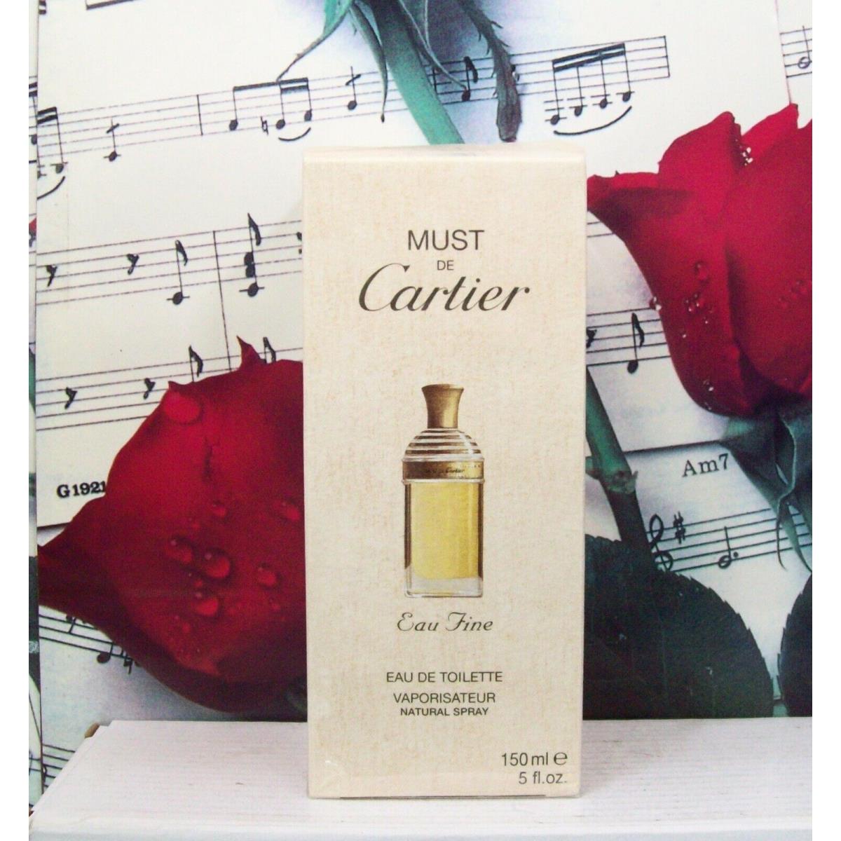 Must De Cartier Eau Fine Edt Spray 5.0 Fl. Oz. Box