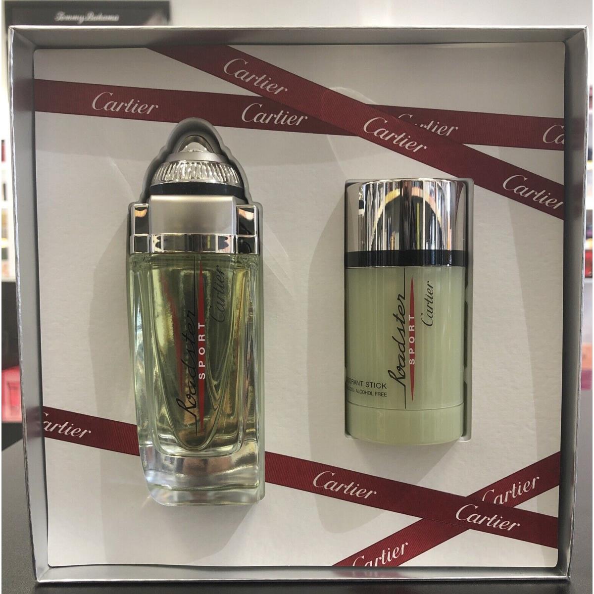 Roadster Sport By Cartier For Men 2 Pcs Gift Gift Set 3.3 Fl.oz For Men Rare