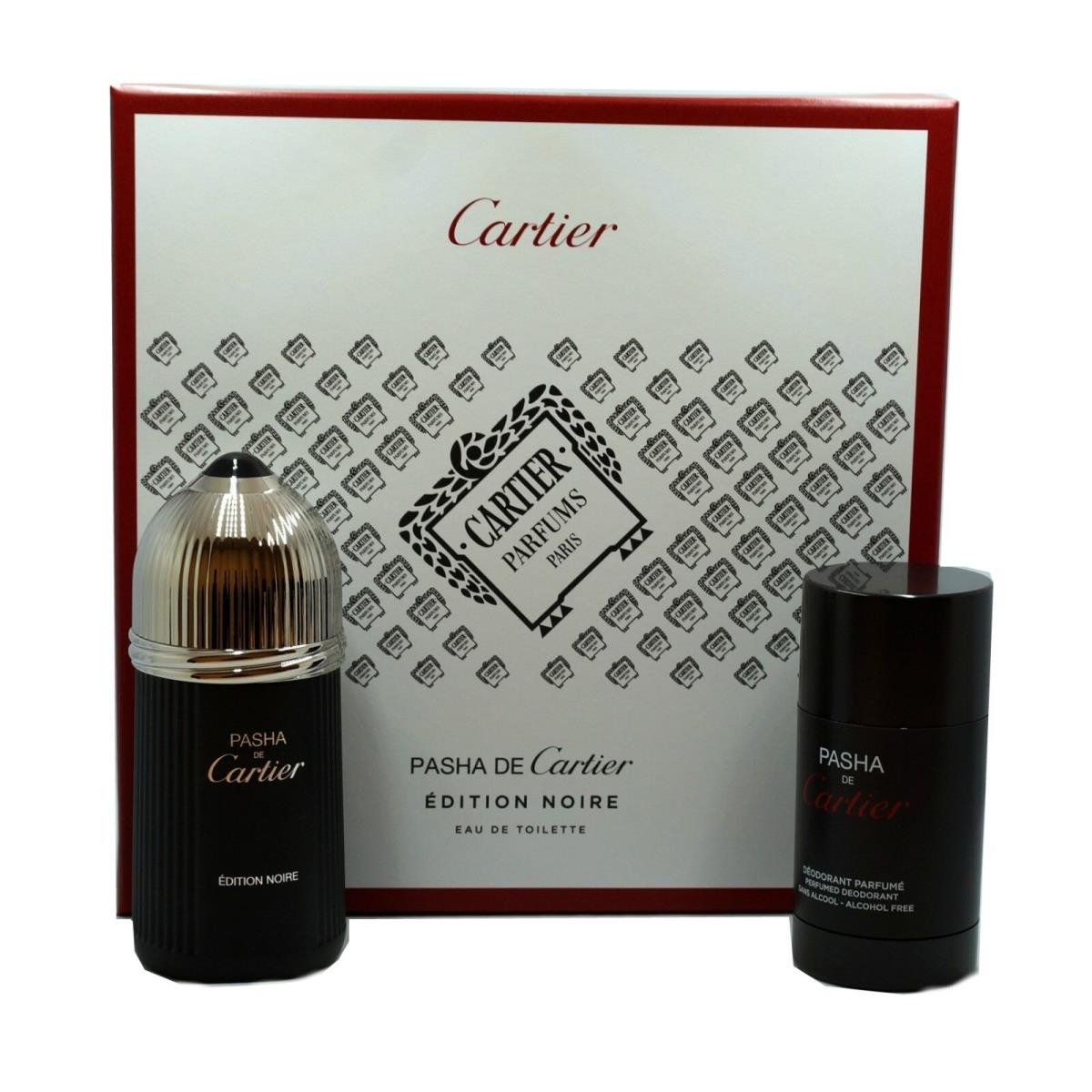 Pasha DE Cartier Edition Noire 2 Piece Gift Set Eau DE Toilette Spray 100ML