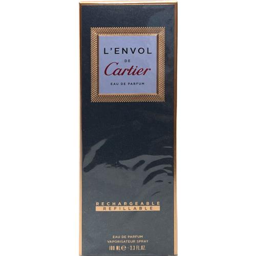 Cartier L`envol DE Cartier Eau DE Parfum Refillable Spray For Men 3.3 Oz / 100ml