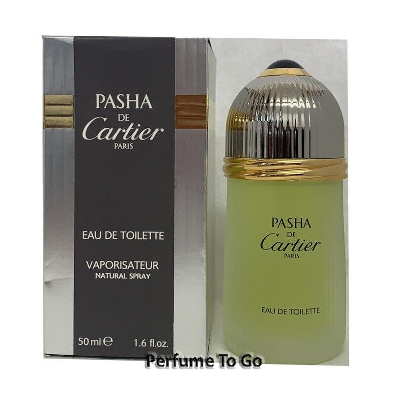 Pasha de Cartier Paris 1.6/1.7 oz 50 ml Eau de Toilette Edt Spray Rare Vintage