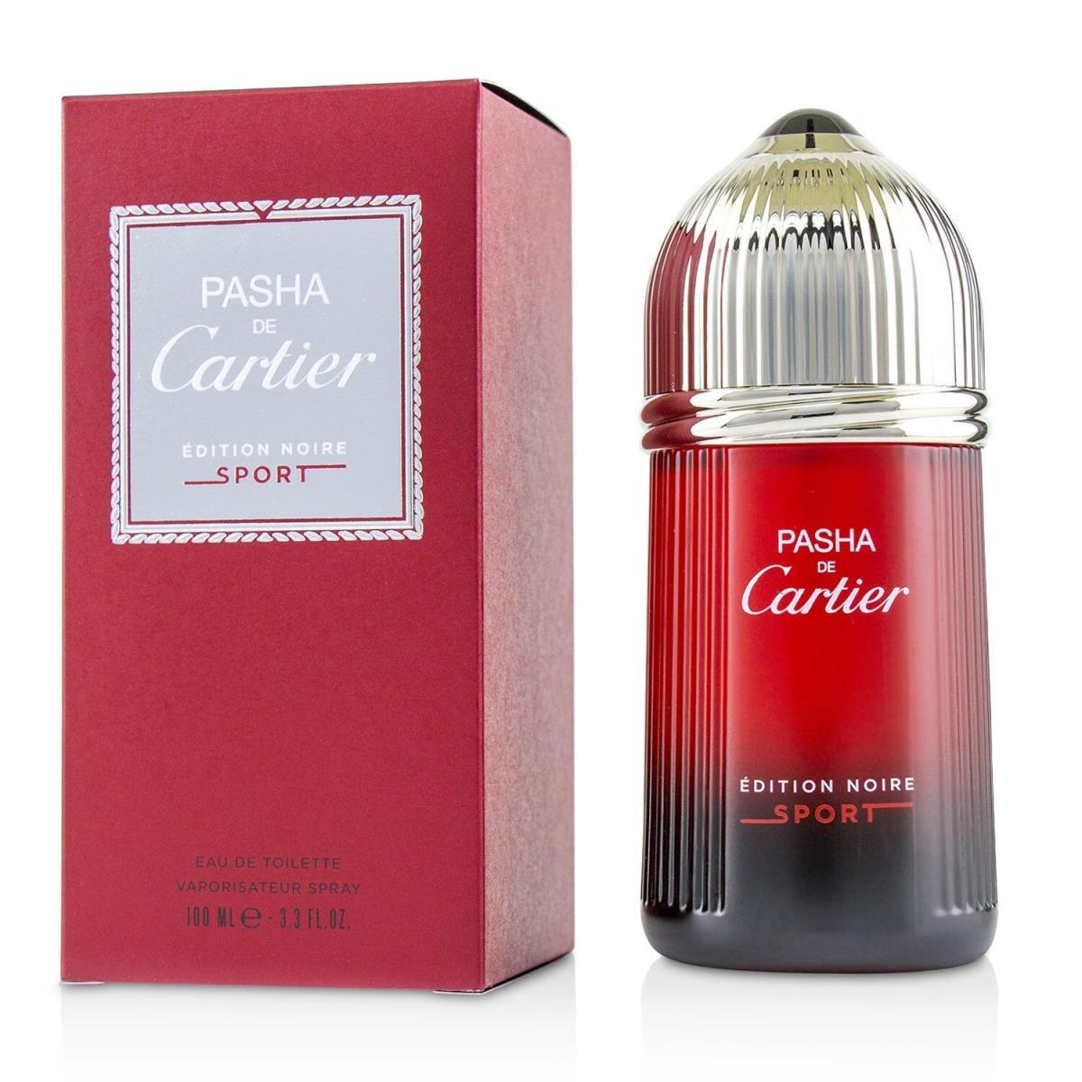 Cartier Men`s Pasha de Cartier Edition Noire Sport Eau de Toilette Spray - 3.3oz