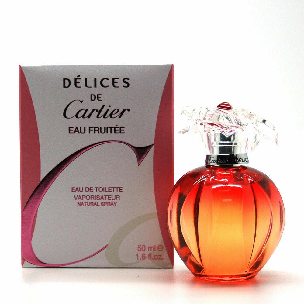 Delices De Cartier Eau Fruitee by Cartier For Women. Eau De Toilette Spray 1.6OZ