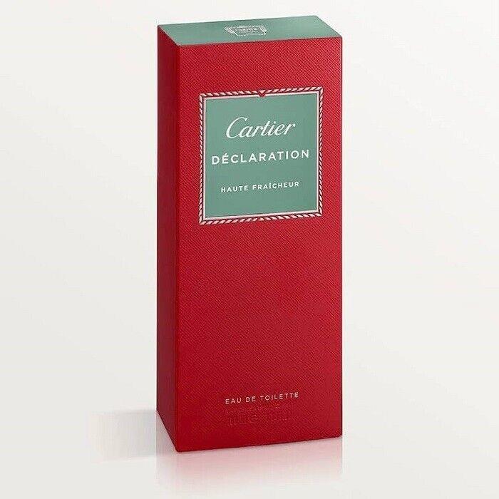 Declaration Haute Fraicheur By Cartier 3.3 oz 100ml Eau de Toilette Men