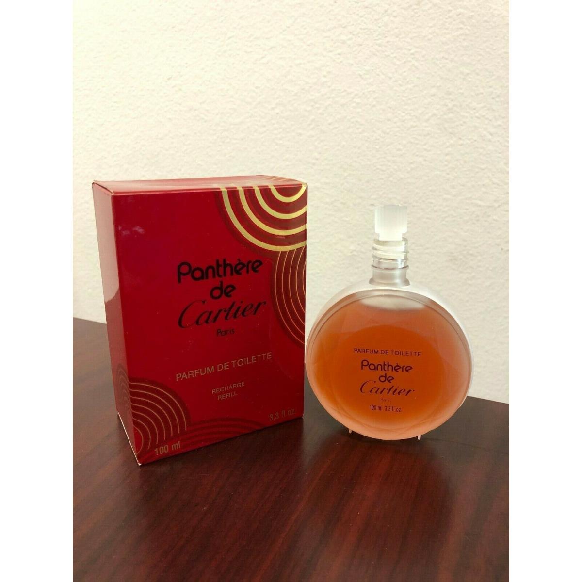 Panthere DE Cartier 3.3 oz / 100 ml Parfum De Toilette Splash Recharge / Refill