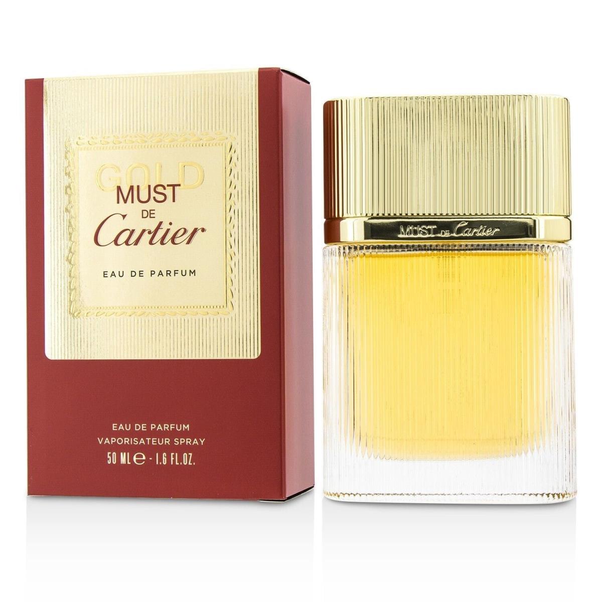 Cartier Must De Cartier Gold Edp Spray 1.6 Oz For Women