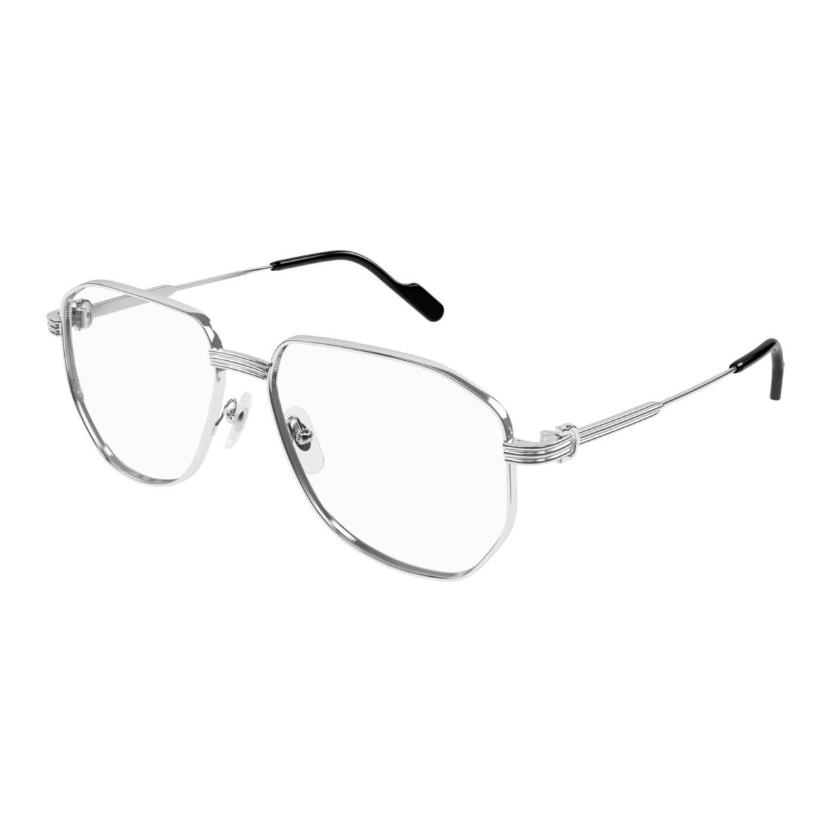 Cartier CT0484o-002 Silver Silver Eyeglasses