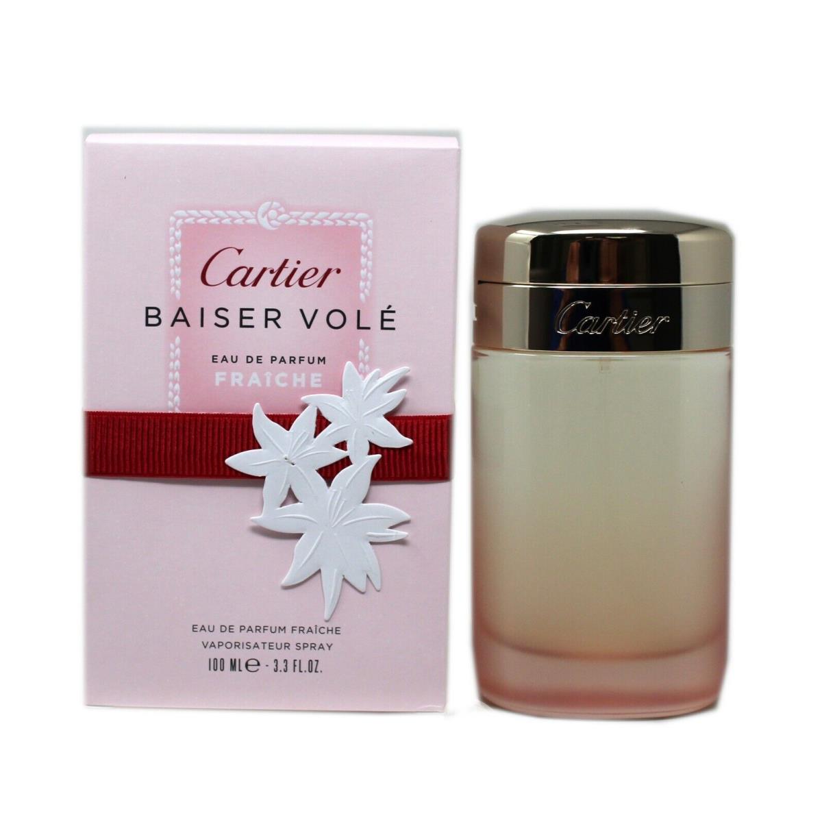 Cartier Baiser Vole Fraiche Eau DE Parfum Spray 100 ML/3.3 Fl.oz