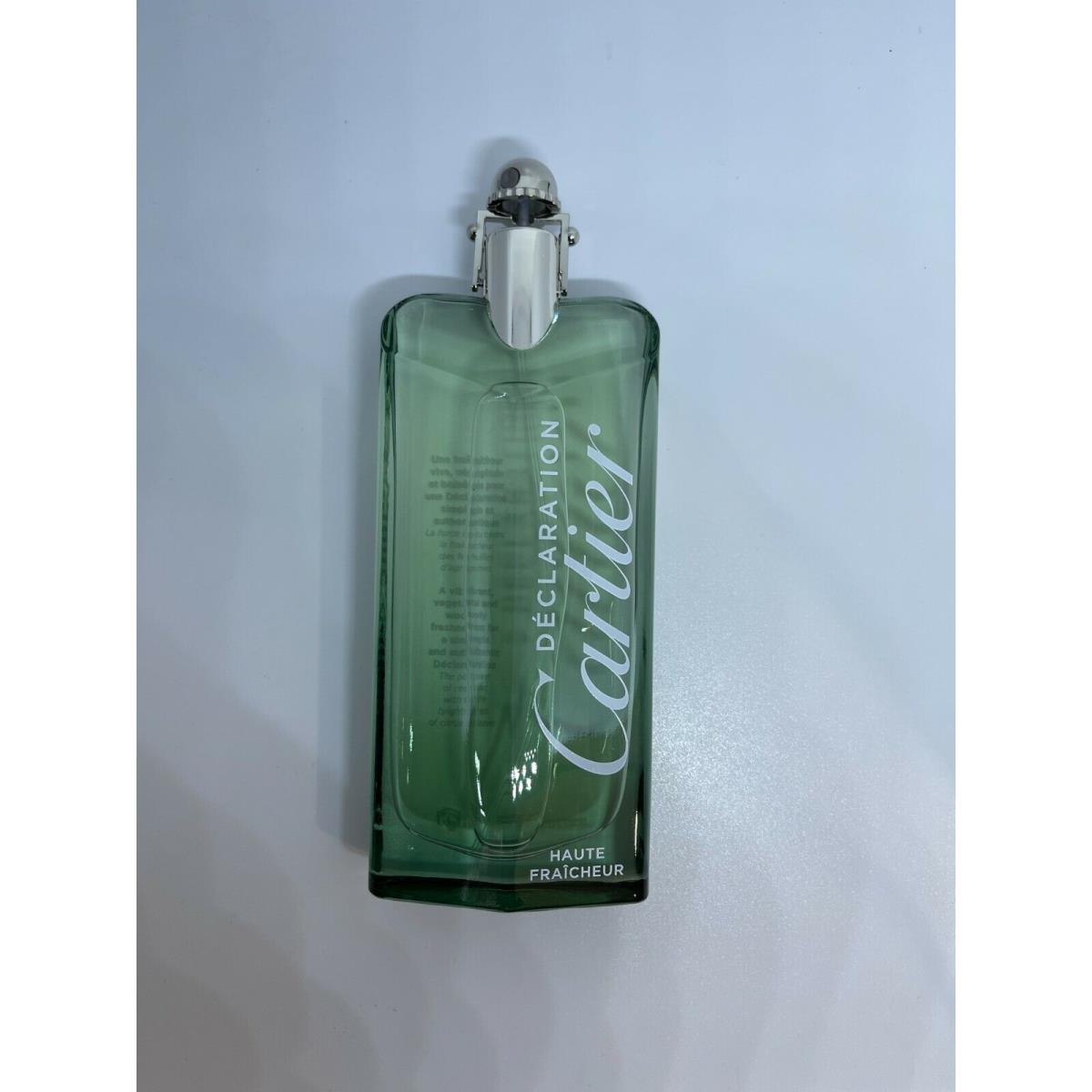 Declaration Huate Fraicheur Eau DE Toilette By Cartier 3.3fl. oz 100ml Spray