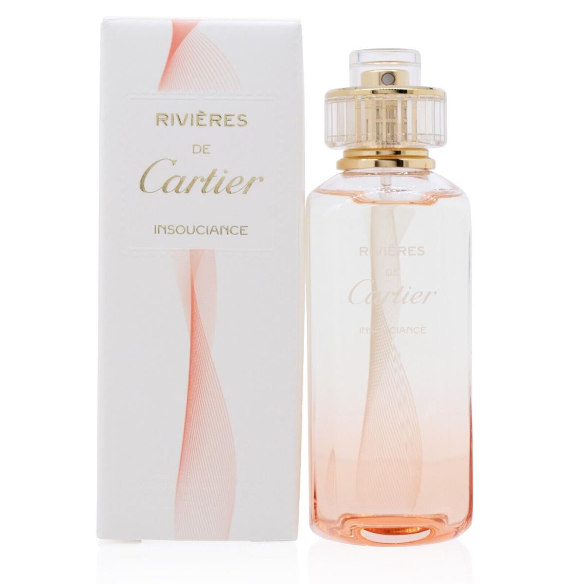 Rivieres D Cartier Insouciance/cartier Edt Spray Refillable 3.3 OZ 100 ML W