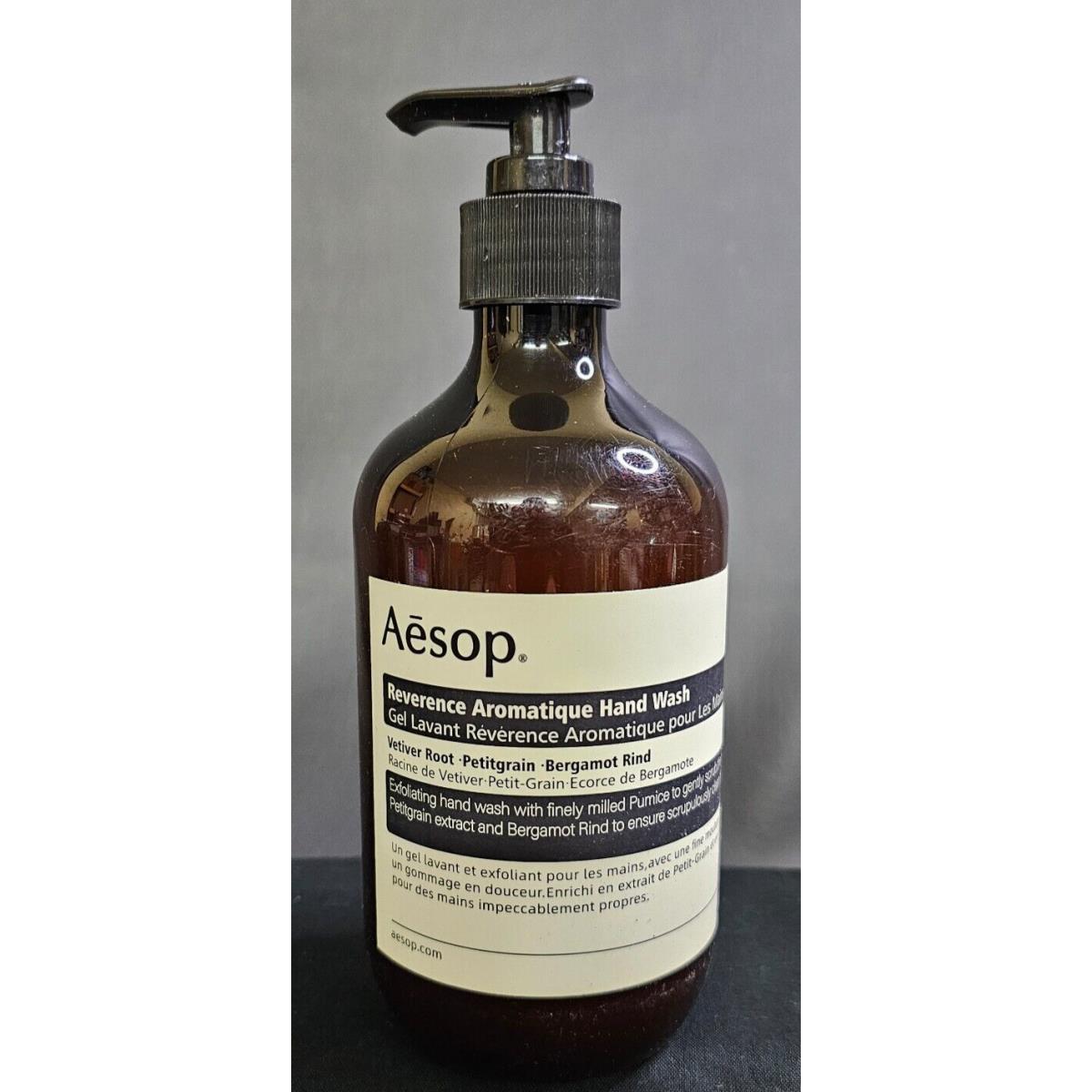 Aesop Reverence Aromatique Hand Wash 500mL/16.9 oz Paraben Cruelty-free