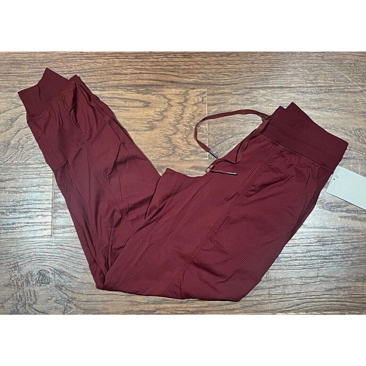 Women Lululemon Dance Studio Mid-rise Jogger Full Length Red Merlot 4-6-10 Red Merlot