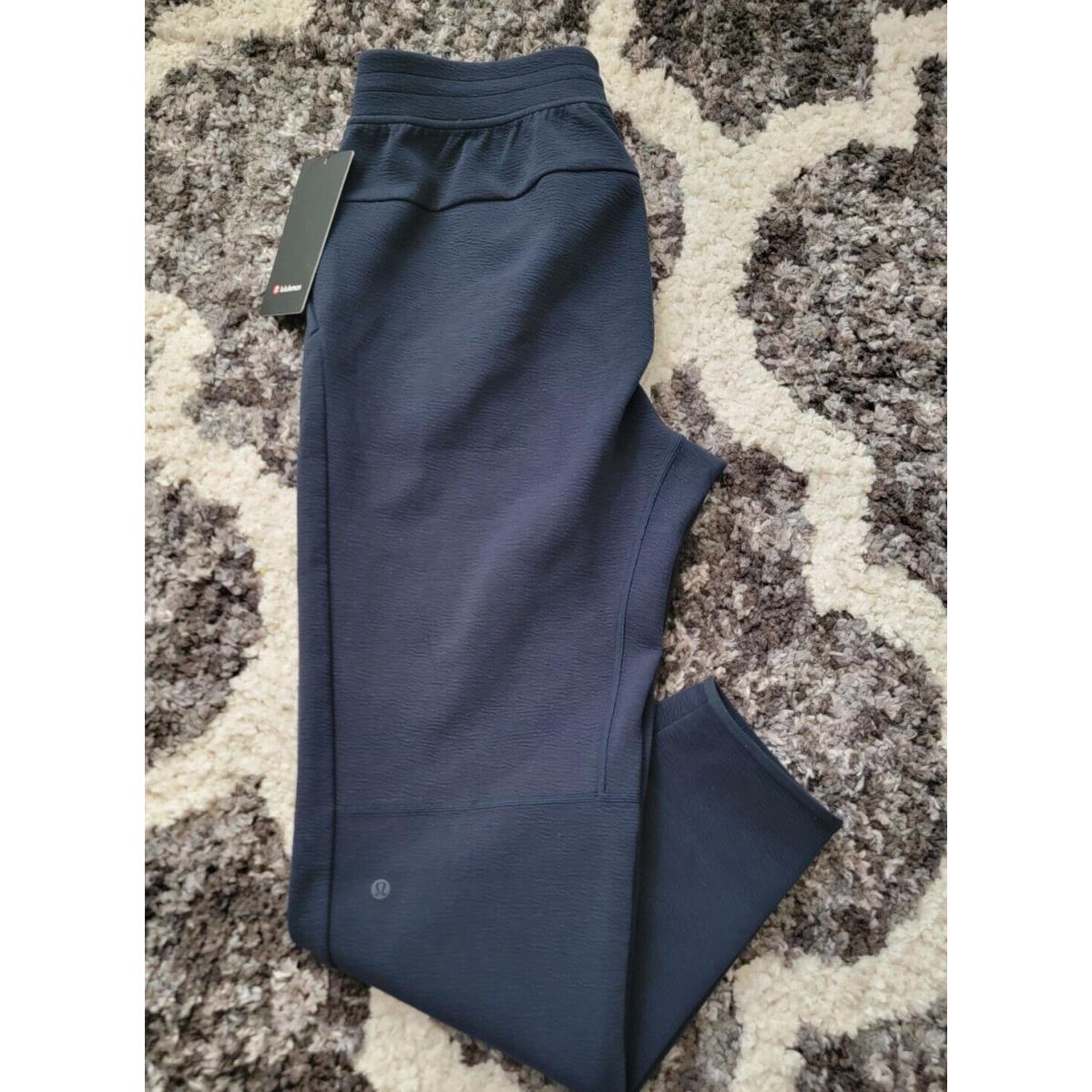 Lululemon Textured Spacer Classictapered Pant Men`s True Navy SZ L Trnv