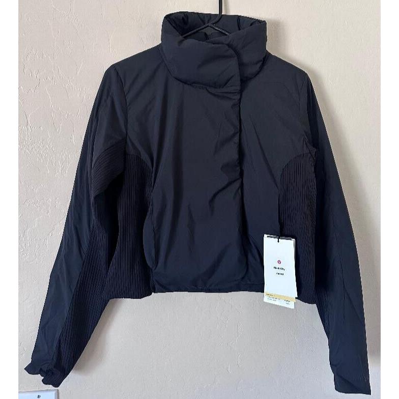 Lululemon Sleek City Primaloft Travel Jacket Black Women Size 12