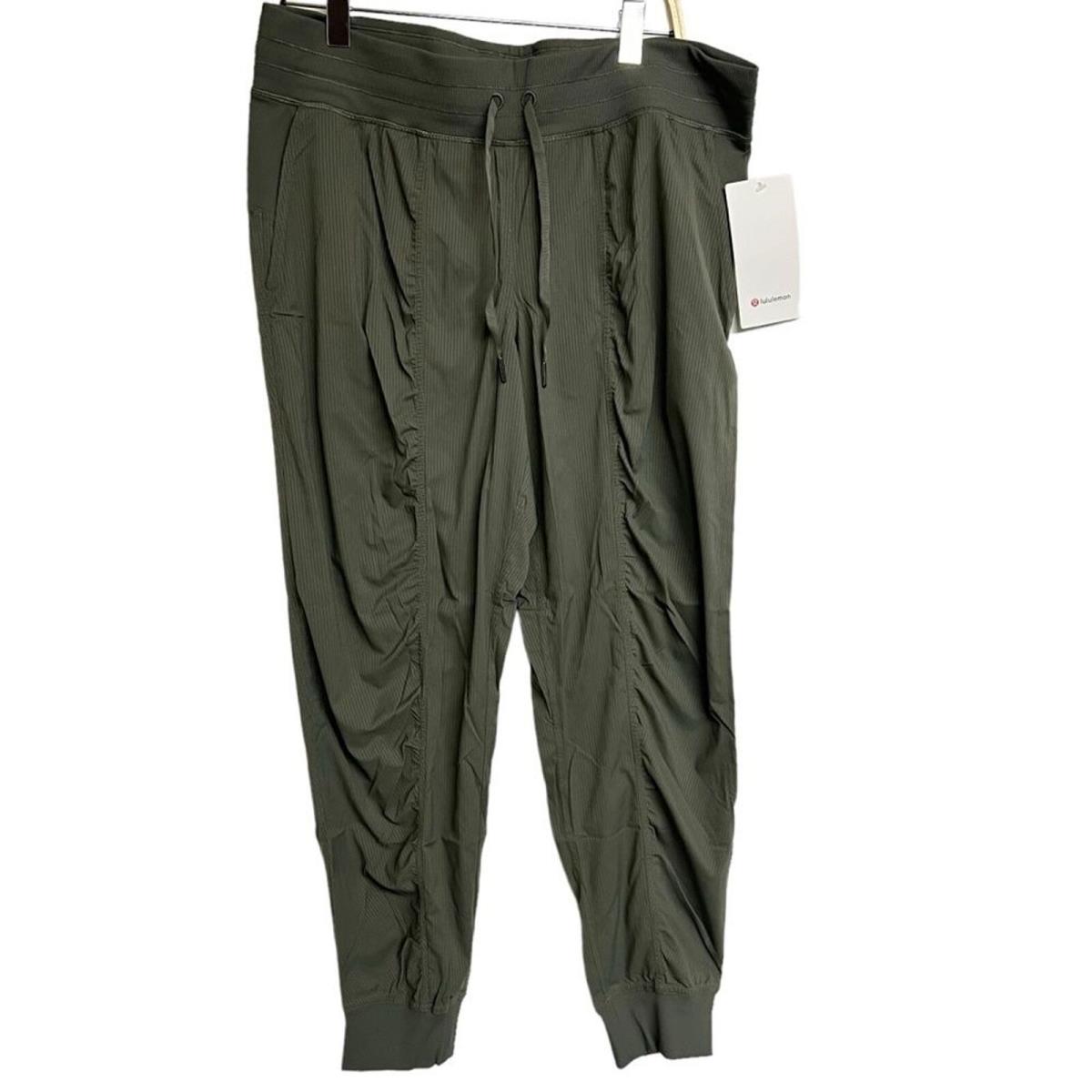 Lululemon Dance Studio Mid Rise Joggers in Army Green
