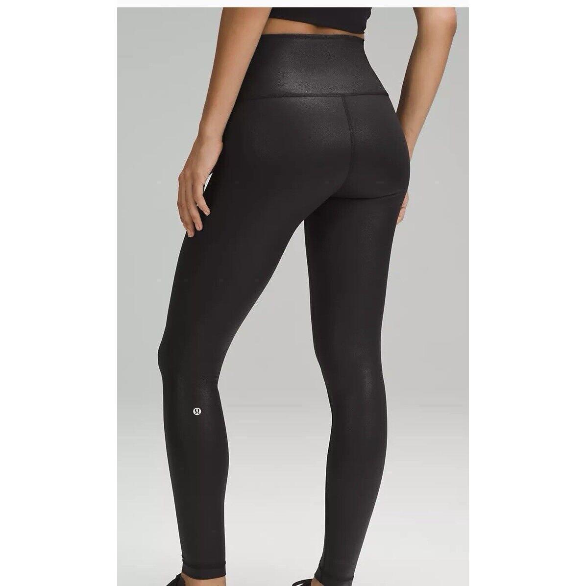 Lululemon Wunder Train High-rise Tight 28 Foil Black Size 4