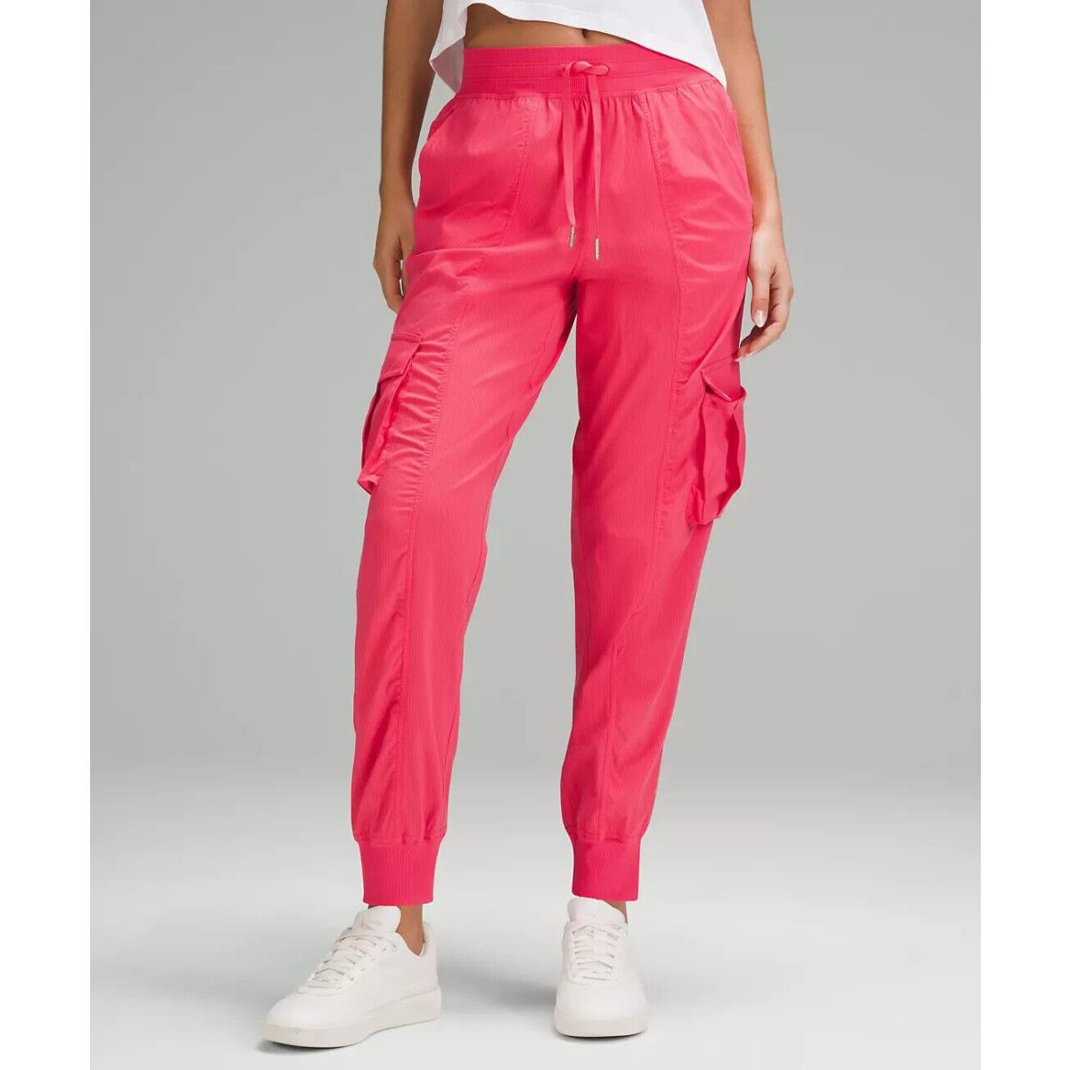 Lululemon Dance Studio Relaxed-fit Mid-rise Cargo Jogger Glaze Pink Size S LW5GI