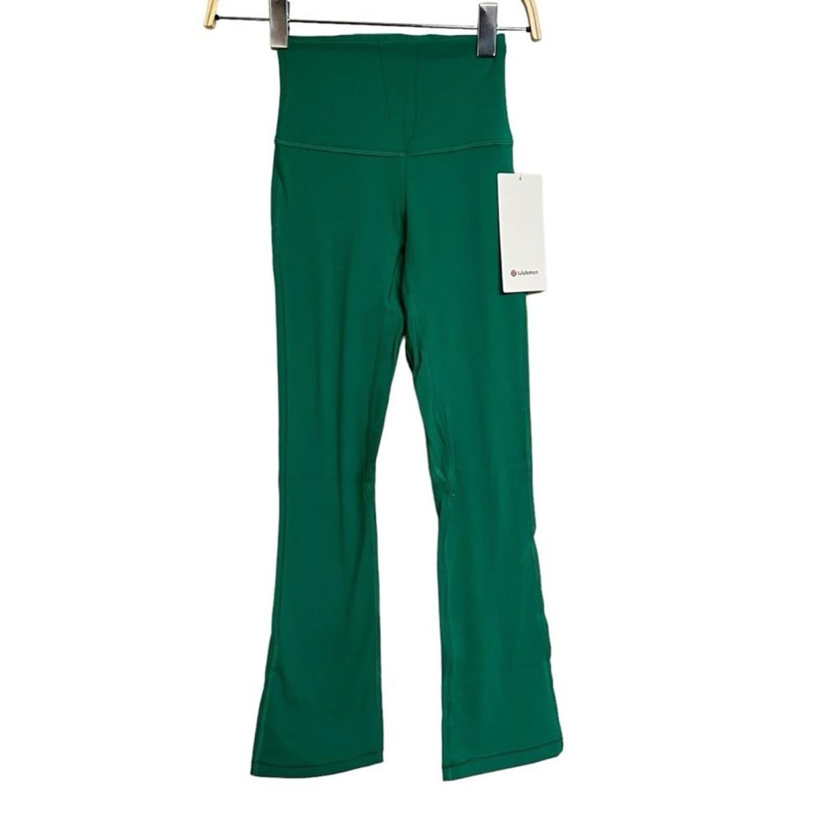Lululemon Align Mini-flare Pants Extra Short Cascadia Green