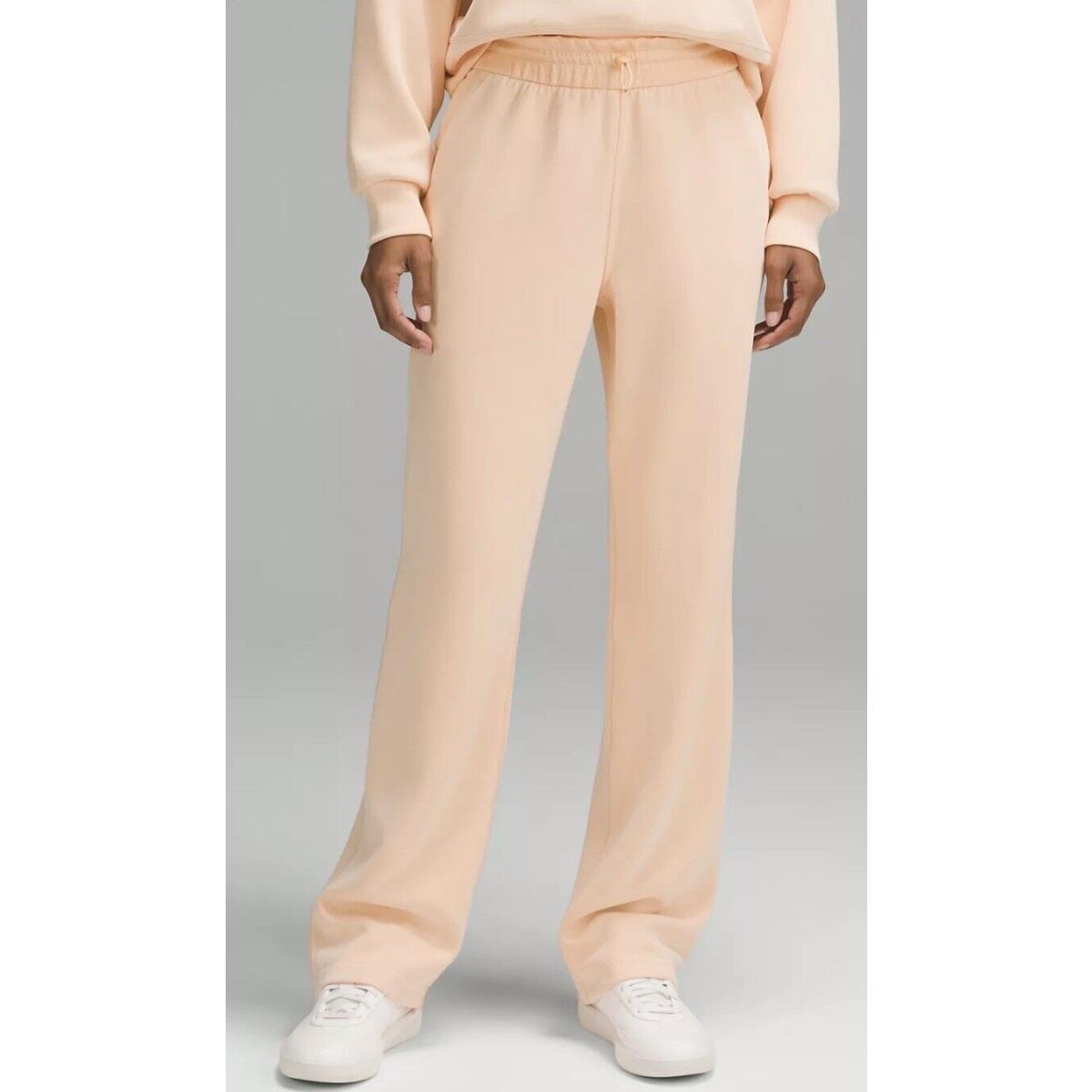 Lululemon Softstreme High-rise Pants Women s 8 Peach Bellini