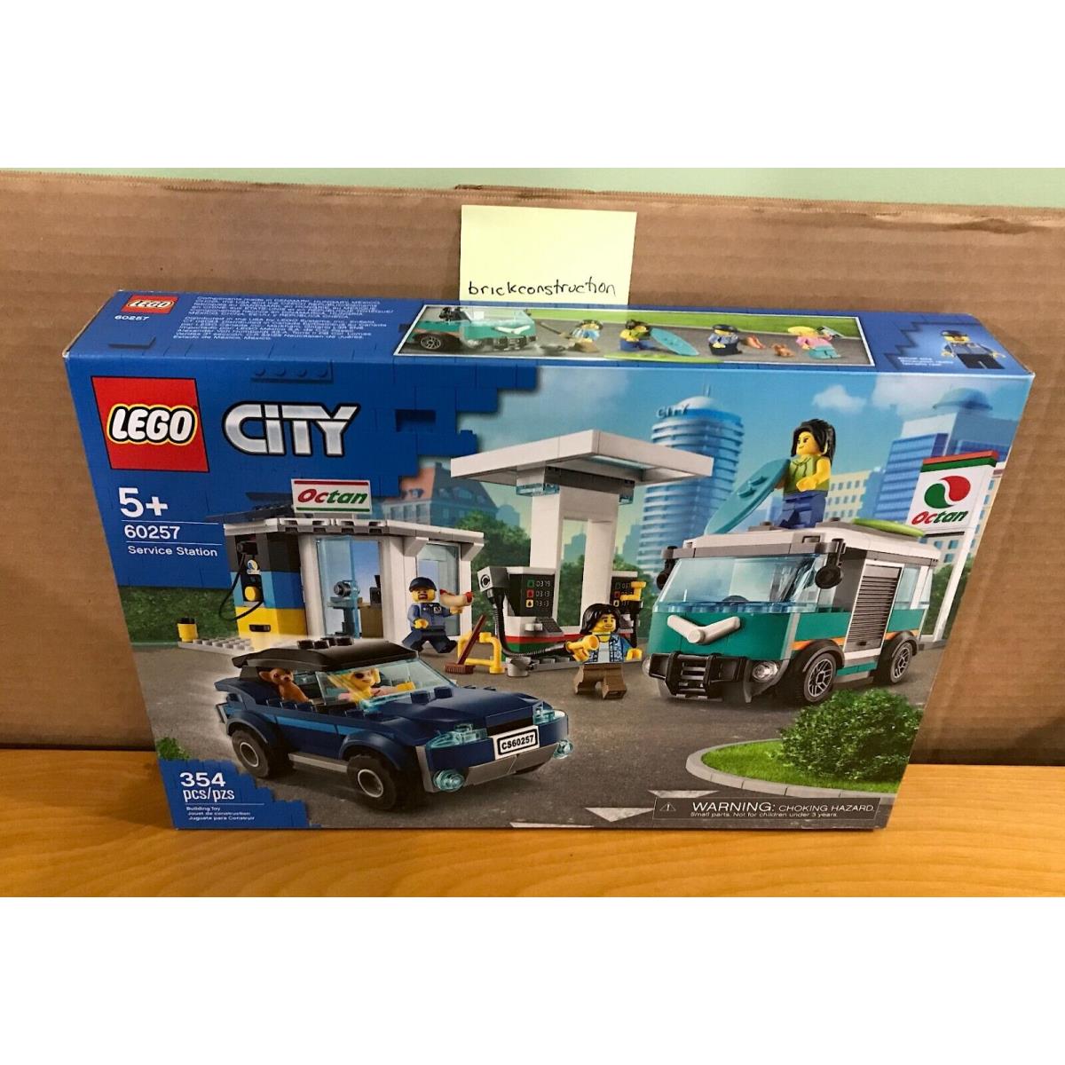 Lego City 60257 Service Station - and with Small Crease