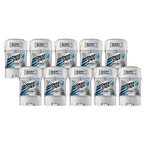 Speed Stick Anti-perspirant Deodorant Power Gel 3 oz Pack of 10