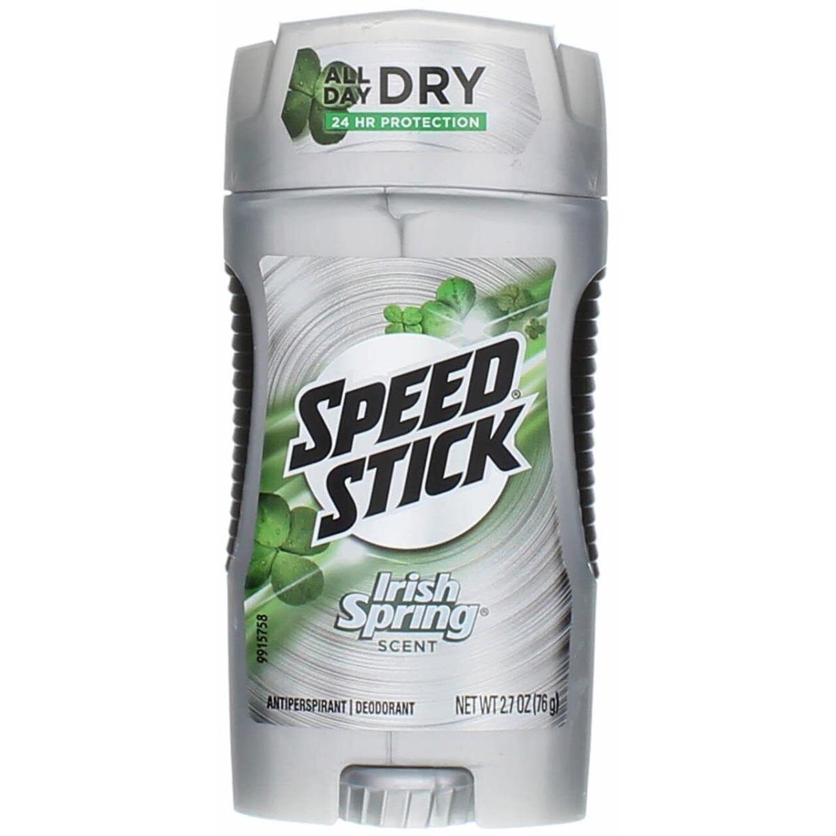 Speed Stick Antiperspirant Deodorant Irish Spring 2.70 Ounce Value