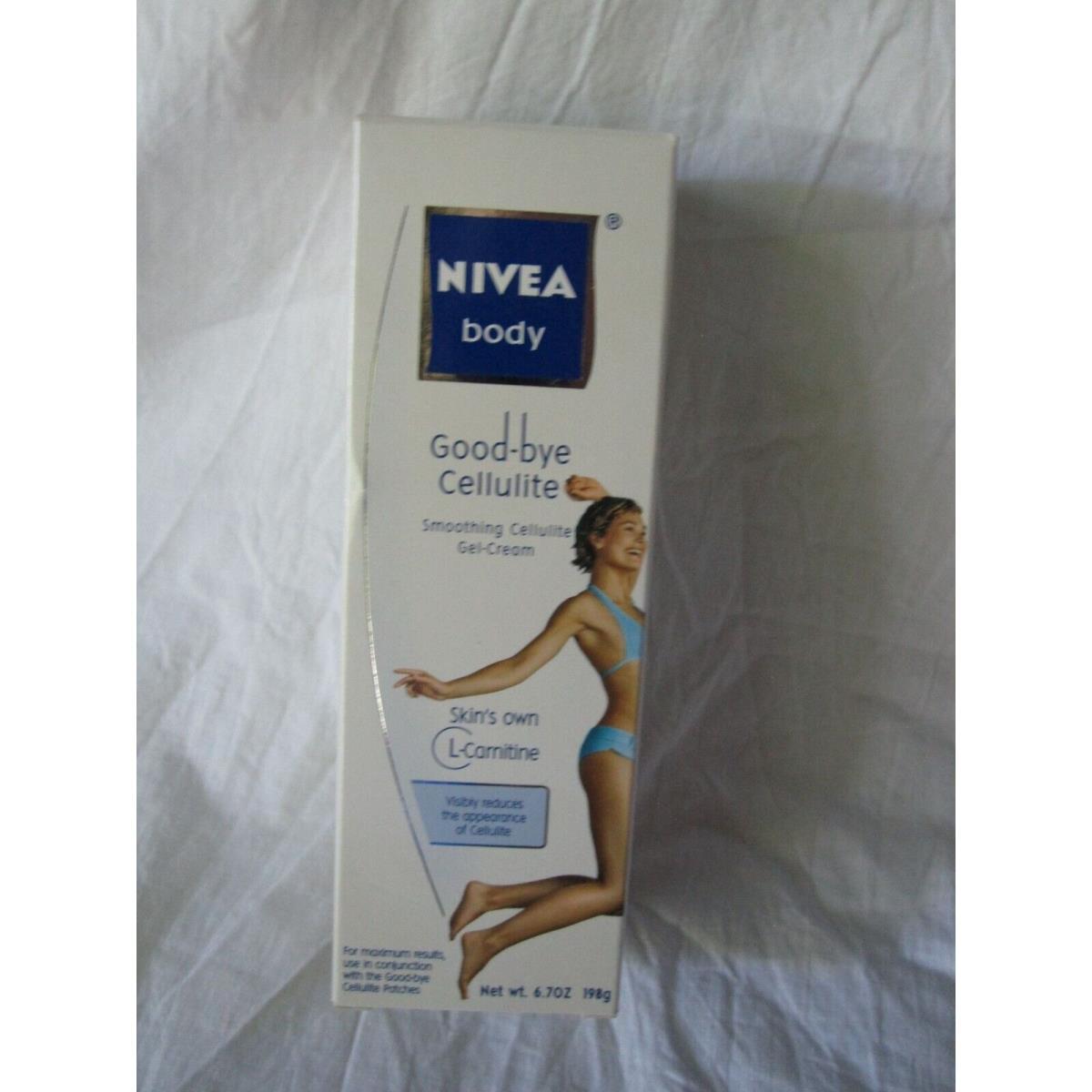 Nivea Body Good-bye Cellulite Smoothing Gel Cream 6.7 oz L-carnitine Rare