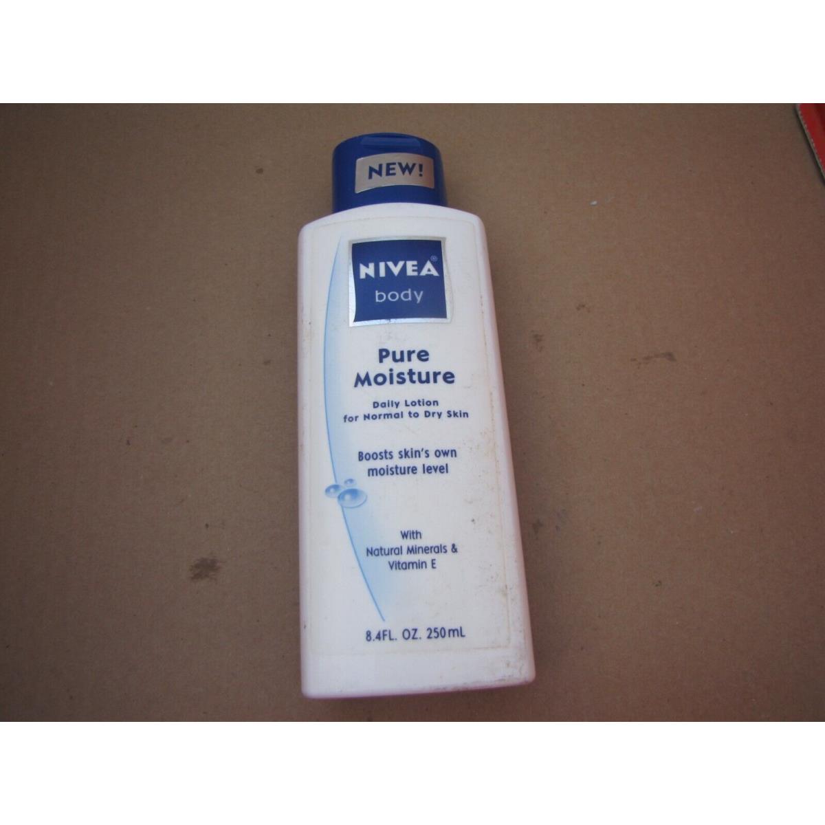 Nivea Body Pure Moisture Daily Lotion 8.4 Oz Rare Htf