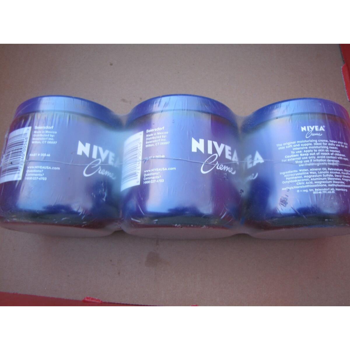 3 Lot OF Nivea Creme 13.5 OZ Each Old Stock