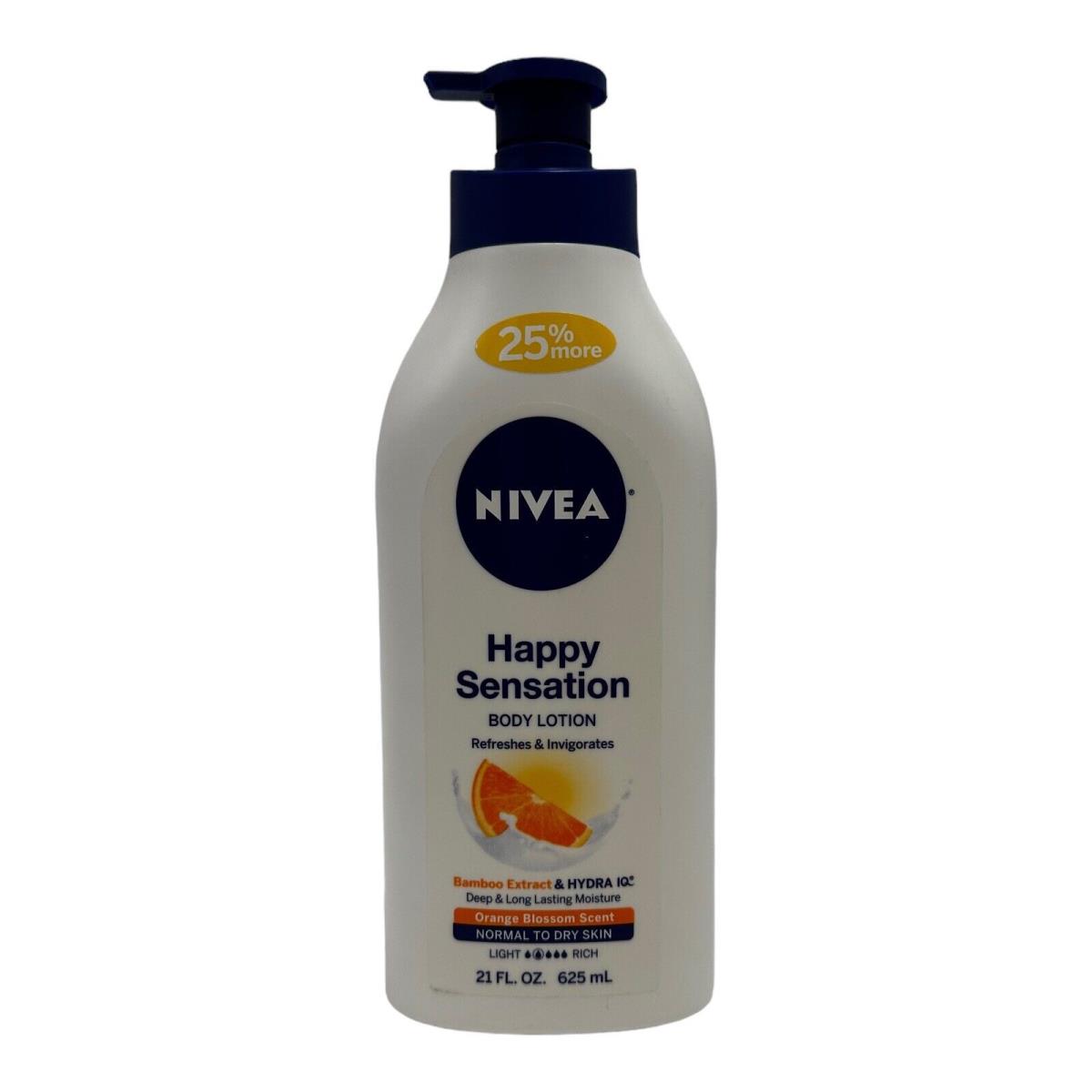 Nivea Happy Sensation Body Lotion 21 oz Orange Blossom Scent Rare