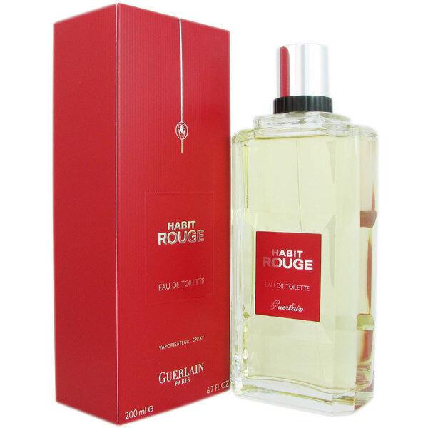 Habit Rouge Guerlain 6.7 oz / 200 ml Edt Men Cologne Spray