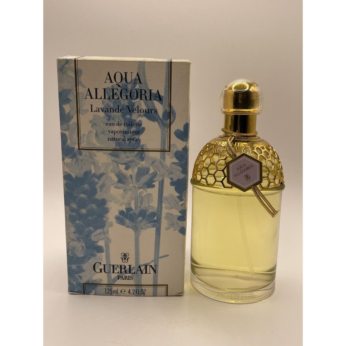 Guerlain Aqua Allegoria Lavande Velours 4.2oz/125ml Edt Spray Rare