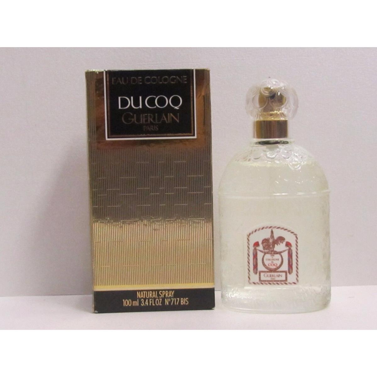 Ducoq by Guerlain For Men 3.4 oz Eau de Cologne Spray Vintage Rare