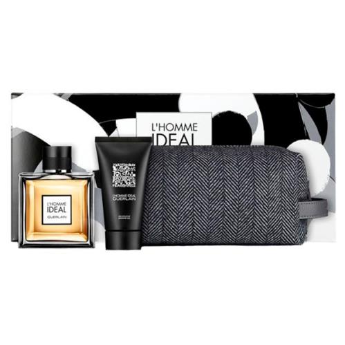 Guerlain L Homme Ideal Gift Set For Men - 3.4 Edt + 2.5 Shower Gel