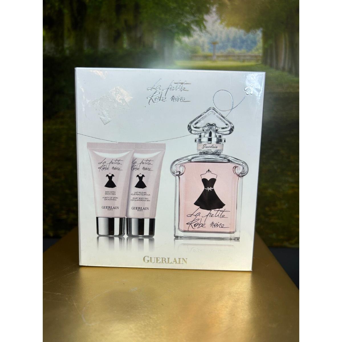 Guerlain LA Petite Robe Noire 100ML Edt Travel Set 3 Pieces W/box Seal