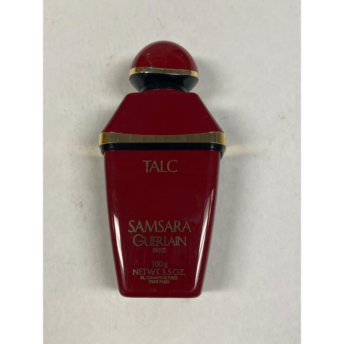 Samsara Guerlain Talc Body Powder 3.5 fl oz No Box