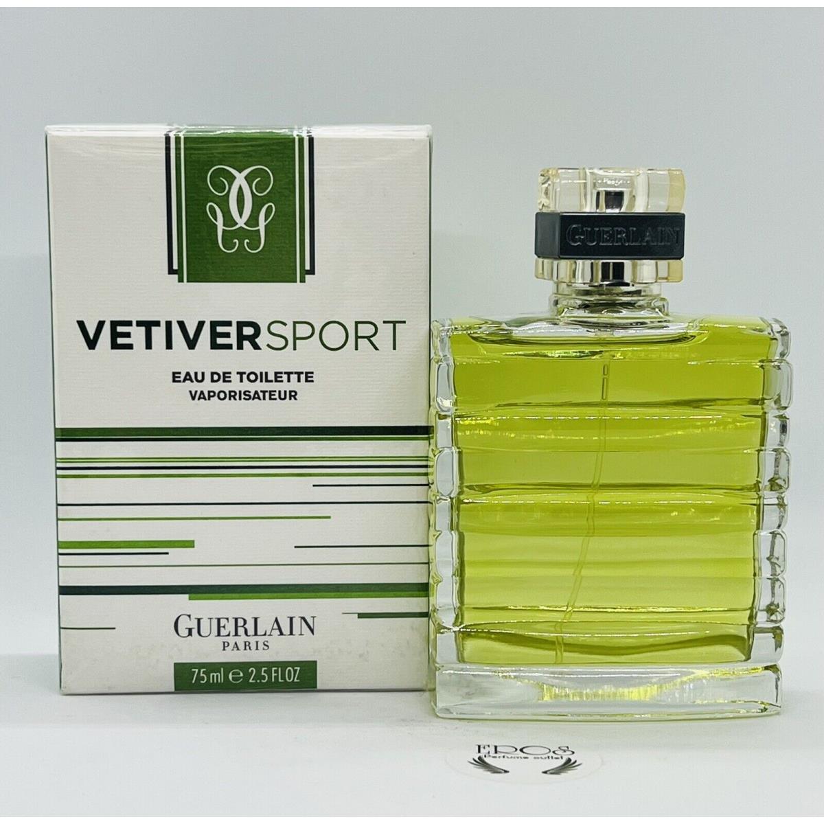 Guerlain Vetiver Sport Edt 75ml/ 2.5Oz Rare Hard To Find Box