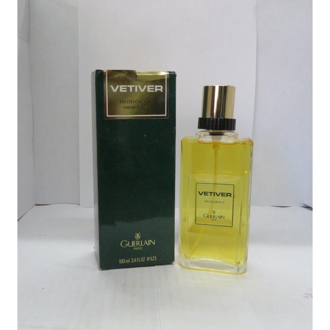 Vetiver BY Guerlain 3.4 oz/100 ml Deodorant Spray For Men Read Descr