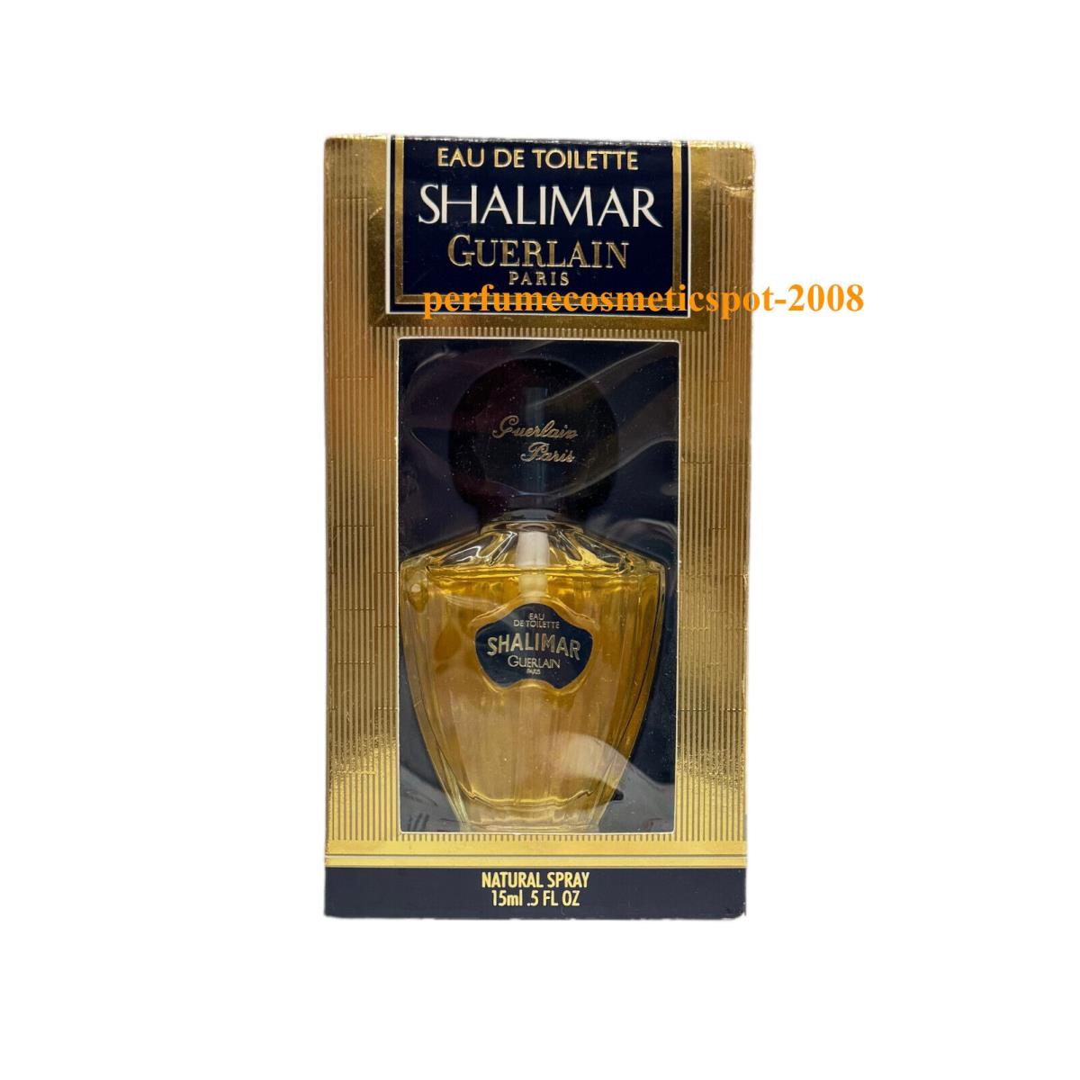 Guerlain Shalimar Eau DE Toilette Natural Spray 0.5 OZ / 15 ML Vintage