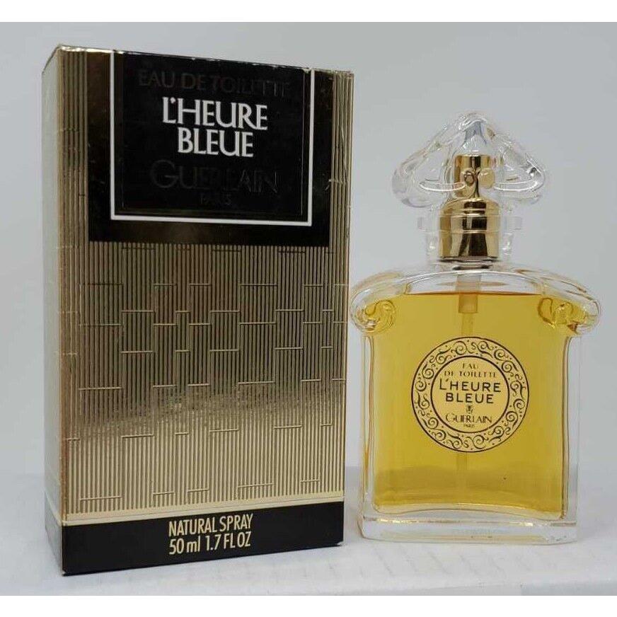 Guerlain L`heure Bleue 1.7 Fl. Oz. Edt Spray Old Formula Minor Damage Box