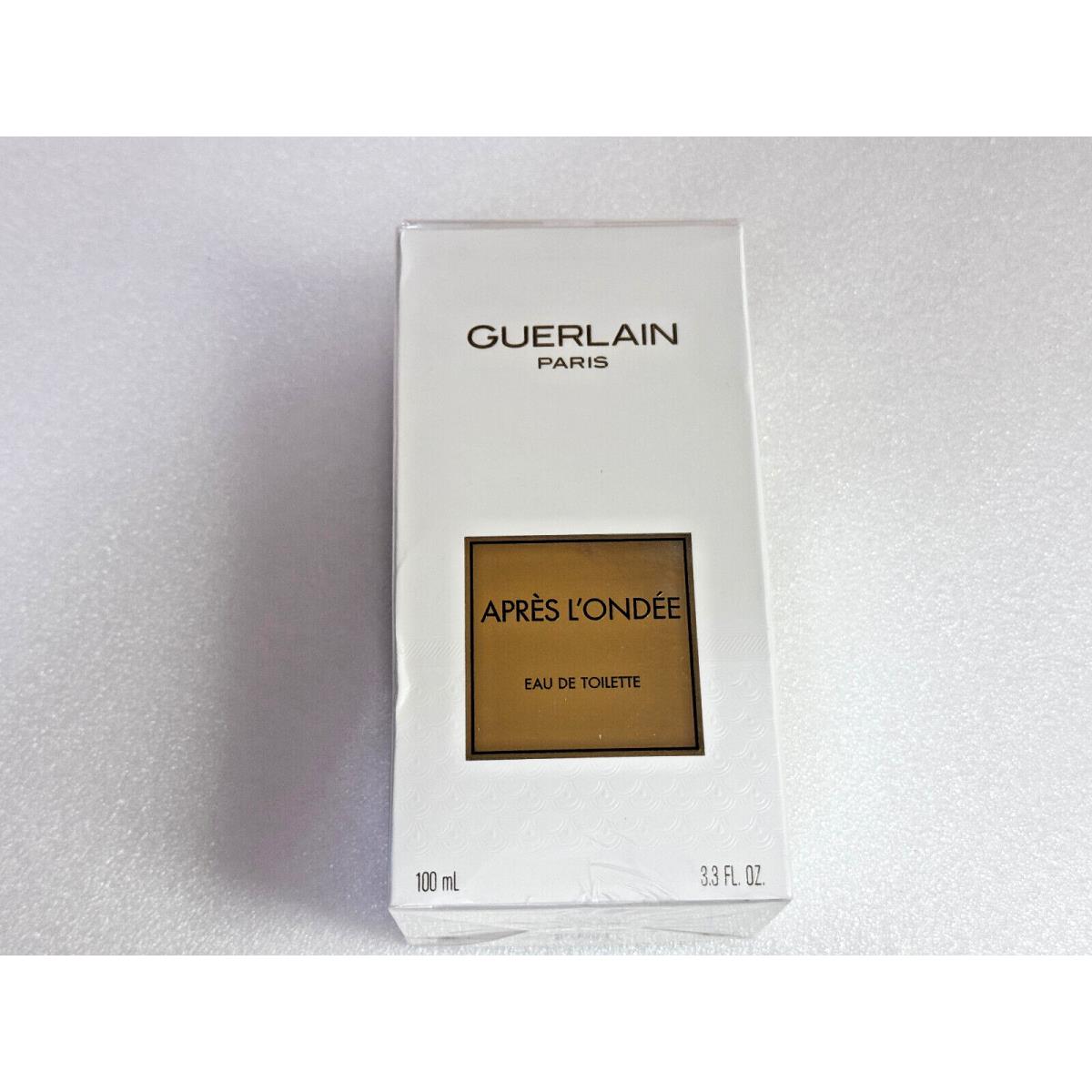 Guerlain Apres L`ondee 3.3 oz Eau De Toilette Spray