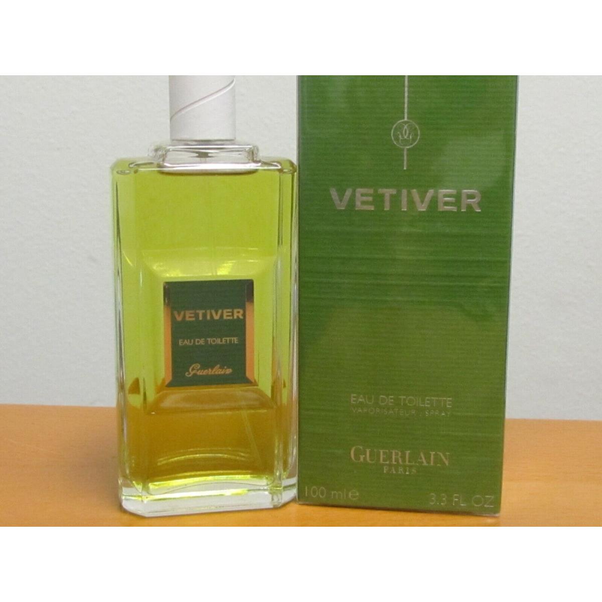 Vetiver By Guerlain Men Cologne 3.3 oz / 100 ml Eau De Toilette Spray Sealed