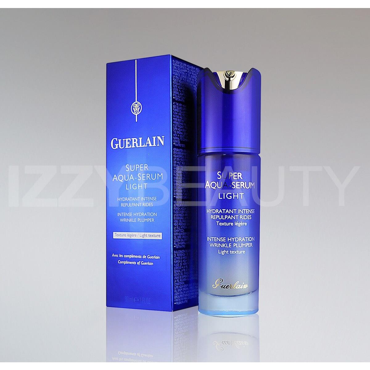 Guerlain Super Aqua Serum Light Hydration Wrinkle Plumper Moisturizer 1.6 oz